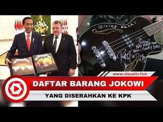 Vinyl, Kuda dan Berbagai Barang Pemberian yang Diserahkan Jokowi ke KPK