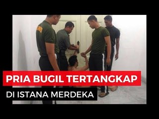 Pria Bugil Coba Terobos Masuk ke Istana Presiden