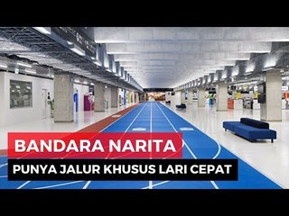 Ada Jogging Track di Dalam Bandara Narita, Jepang!