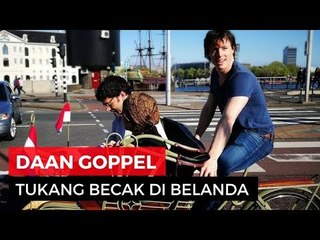Bule di Belanda jadi Tukang Becak