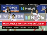 Marcus/Kevin Susul Praven/ Debby Masuk Perempat Final Japan Open 2017