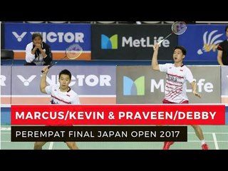 Download Video: Marcus/Kevin Susul Praven/ Debby Masuk Perempat Final Japan Open 2017