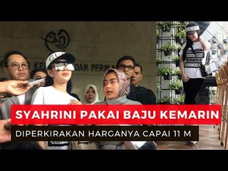 Dipanggil Bareskrim, Syahrini Pakai Baju Kemarin, Harganya Capai 11 M