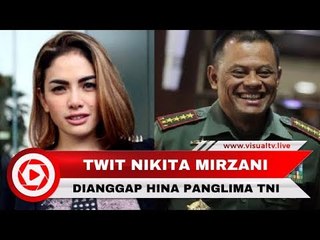 Nikita Mirzani Klarifikasi Tweet Hoax yang Menghina Gatot Nurmantyo