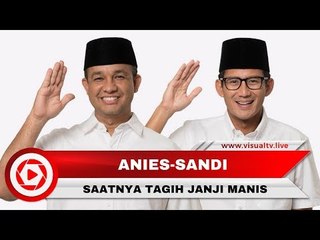 Tagih Janji Manis Gubernur DKI Anies Baswedan dan Wagub Sandiaga Uno