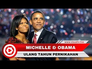 Kejutan Romantis Obama kepada Michelle Saat Ulang Tahun Pernikahan Ke-25