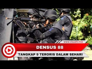 Dalam Satu Hari Densus 88 Tangkap 9 Teroris di Empat Provinsi Berbeda