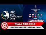 16 Negara Lolos ke Putaran Final Piala Asia 2018 U-19