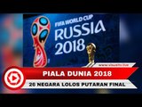 26 Negara yang Lolos Piala Dunia 2018