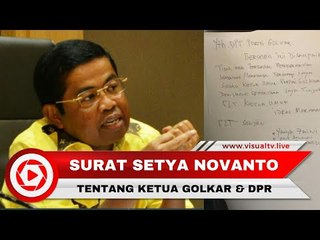 Enggan Lengser, Setya Novanto Kirim "Surat Sakti" untuk DPR dan DPP Golkar
