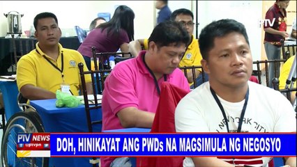 DOH, hinikayat ang PWDs na magsimula ng negosyo