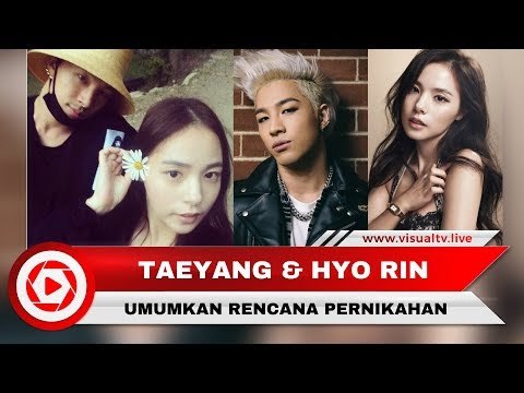 Taeyang Big Bang Umumkan Pernikahan dengan Min Hyo Rin
