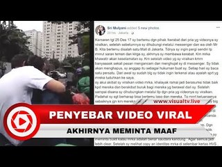 Penyebar Video Viral Pasangan yang Diduga Gay, Mengklarifikasi dan Meminta Maaf