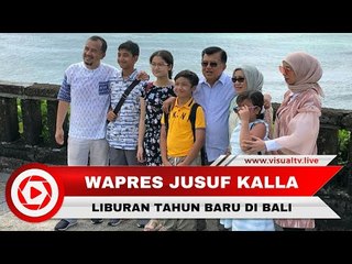 Liburan Tahun Baru 2018 Wakil Presiden Jusuf Kalla bersama Keluarga