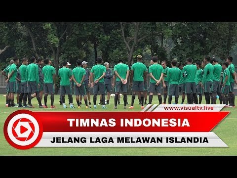 Jelang Indonesia Vs Islandia, Timnas Indonesia Latihan Perdana di GBK