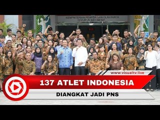 Pemerintah Angkat 137 Atlet Berprestasi Jadi PNS Melalui Formasi Khusus, Ini Daftarnya