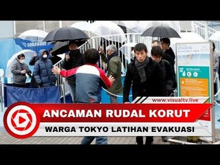 Hadapi Ancaman Rudal Korea Utara, Warga Tokyo Latihan Evakuasi untuk Pertama Kalinya