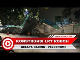 Konstruksi LRT Kayu Putih Jakarta Roboh, Lima Orang Jadi Korban