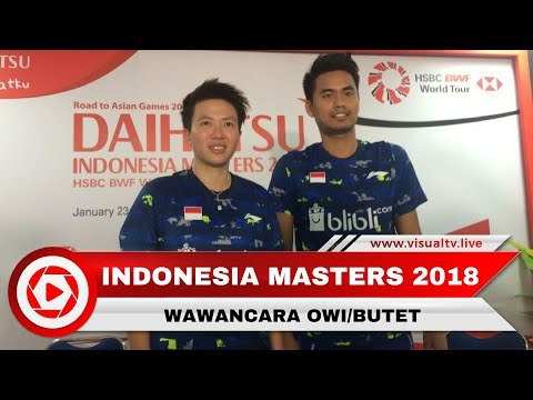 Live Streaming! Owi/Butet Gagal Taklukkan Indonesia Masters 2018
