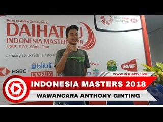 Interview Kemenangan Anthony Ginting atas Chen Long