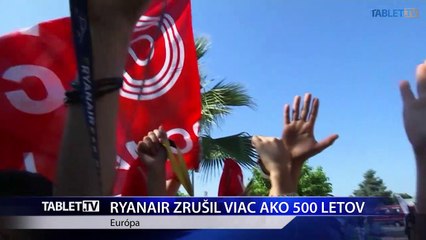 RYANAIR ZRUSIL VIAC AKO 500 LETOV