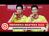 Marcus/Kevin Kokohkan Indonesia Jadi Juara Umum Indonesia Masters 2018
