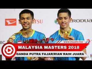 Tundukkan Wakil Tuan Rumah, Fajar/Rian Juara Malaysia Masters