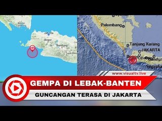 Gempa 6.1 SR Guncang Banten, Jakarta dan Sekitarnya