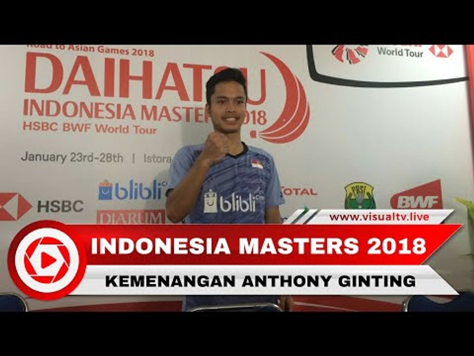 Interview Kemenangan Anthony Ginting di Indones...