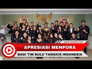 Bonus Rp 5 Miliar untuk Tim Bulu Tangkis Indonesia