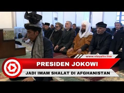 Kunjungan ke Afghanistan, Jokowi Jadi Imam Shalat Presiden Ashraf Ghani