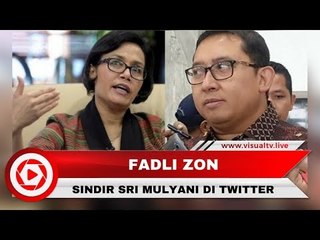 Fadli Zon Sindir Sri Mulyani yang Jadi Menteri Terbaik Dunia