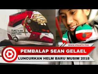 Sean Tunjukkan Semangat Nasionalisme di Helm Balapnya