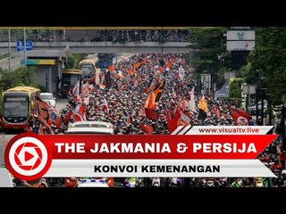 Konvoi Kemenangan Persija di Piala Presiden, Jakmania Penuhi Jalan Jakarta
