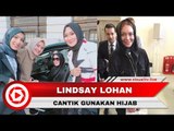 Cantiknya Lindsay Lohan Saat Kenakan Hijab di London Modest Fashion Week 2018