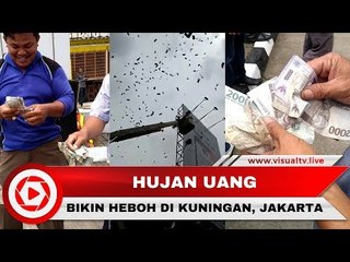 Heboh! Hujan Uang Terjadi di Kuningan Jakarta