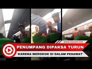 Merokok di Pesawat Saat Isi Bahan Bakar, Penumpang Menolak Diturunkan