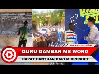 Kabar Guru Penggambar Ms Word, Dapat Pelatihan Microsoft hingga Bantuan Laptop