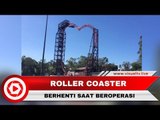 Detik-detik Roller Coaster Mendadak Berhenti, 6 Orang Menggantung