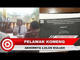 Komeng Lulus Sidang Skripsi dengan Nilai A, Ini Judul Skripsinya