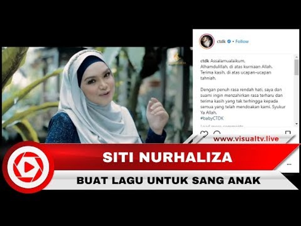 Merdunya Lagu Bikinan Siti Nurhaliza untuk Sang Anak