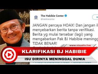 BJ Habibie Diisukan Meninggal Dunia, The Habibie Center Berikan Klarifikasi