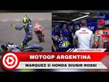 Drama GP Argentina, Marquez Diusir Rossi ketika Minta Maaf Usai Pertandingan