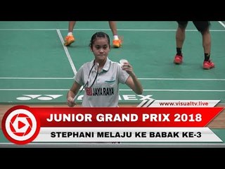 Stephani Widjaja Melaju Babak Ketiga Pembangunan Jaya Raya Junior Grand Prix 2018