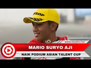 Pembalap Indonesia Mario Aji Naik Podium Asia Talent Cup