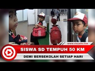 Kisah Alpin, Tempuh Jarak 50 Km Parungpanjang-Tanah Abang demi Bersekolah