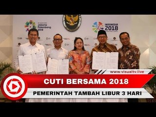 Penting! Pemerintah Tambah Cuti Bersama Lebaran 2018