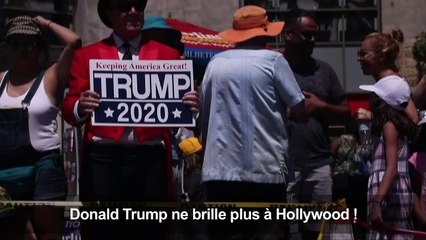 L'étoile de Donald Trump à Hollywood vandalisée