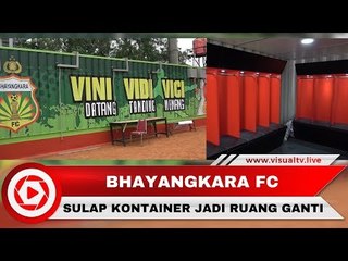 Sulap Kontainer Jadi Ruang Ganti Pemain, Hanya Ada di Homebase Bhayangkara FC