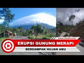 Gunung Merapi Erupsi Lagi, Hujan Abu di Magelang Meluas